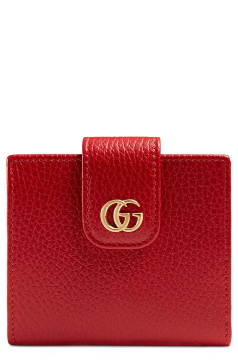 red gucci marmont wallet|Gucci Marmont wallet price.